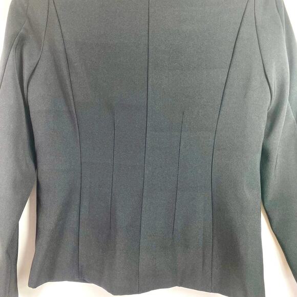SHI LONG FASHION Black Lettuce Edge Blazer - Picture 3 of 9